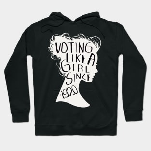 Voting like a girl since 1920 Hoodie